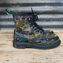 Load image into Gallery viewer, Doc Martens &#39;1460 Skull&#39; Leather 8 - hole Boots Day of the Dead Sz Mens US 9 - Womens US 10 - OOAK - Phoenix Menswear