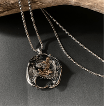 Load image into Gallery viewer, Dragon with Woman Pendant on Chain Necklace - Phoenix Menswear