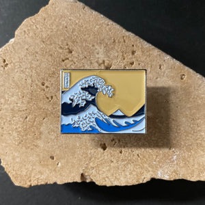 Enamel Pin - Japanese Wave - Phoenix Menswear