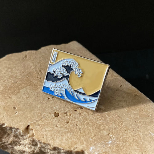 Enamel Pin - Japanese Wave - Phoenix Menswear