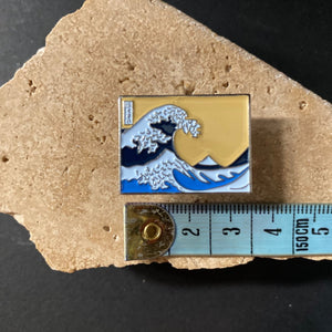 Enamel Pin - Japanese Wave - Phoenix Menswear