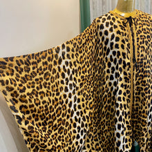 Load image into Gallery viewer, Immortal Kraft Duster Animal Print Leopard Gold Trim Beads Boho One Size XL - OOAK zz - Phoenix Menswear