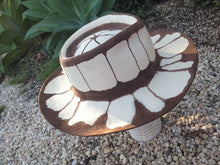 Load image into Gallery viewer, Immortal Kraft Wool Hand Painted Hat Cream Brown SZ XS - OOAK zz - Phoenix Menswear