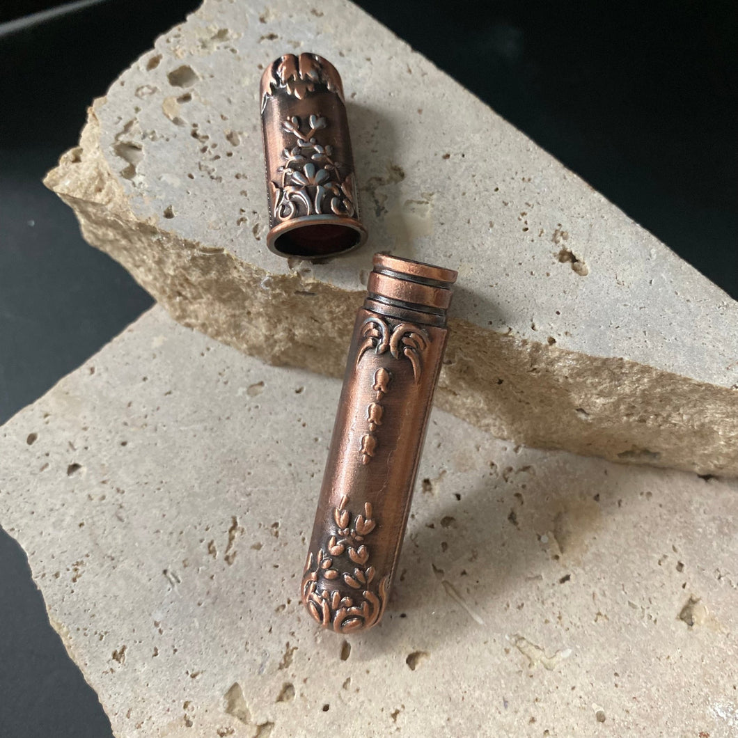 Metal Storage Tube - Rose Gold - Phoenix Menswear