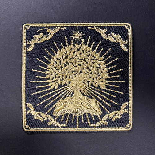 Patch - Tree of Knowledge Black and Gold - Phoenix Menswear