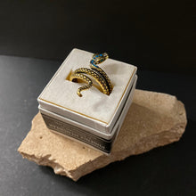 Load image into Gallery viewer, Snake Ring - Gold - Phoenix Menswear