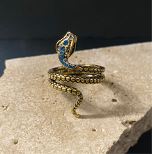 Load image into Gallery viewer, Snake Ring - Gold - Phoenix Menswear