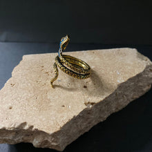 Load image into Gallery viewer, Snake Ring - Gold - Phoenix Menswear