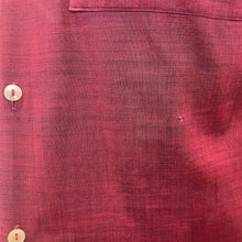 Load image into Gallery viewer, Vintage 1960s Presidence Burgundy Wine Red L/S Shirt Sz S - OOAK - Phoenix Menswear