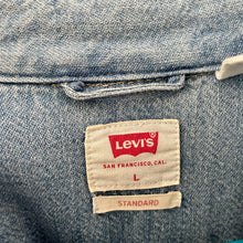 Load image into Gallery viewer, Vintage Levis 1990&#39;s Western L/S Shirt Denim Blue Sz L - OOAK - Phoenix Menswear