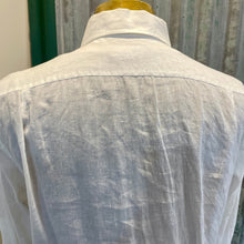 Load image into Gallery viewer, Vintage Men's Ralph Lauren Purple Label White Linen L/S Shirt Sz M Made in Italy - OOAK - Phoenix Menswear