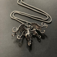 Load image into Gallery viewer, Winged Goddess in Armour Pendant on Chain Necklace - Phoenix Menswear