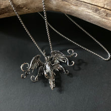 Load image into Gallery viewer, Winged Goddess in Armour Pendant on Chain Necklace - Phoenix Menswear