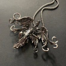 Load image into Gallery viewer, Winged Goddess in Armour Pendant on Chain Necklace - Phoenix Menswear