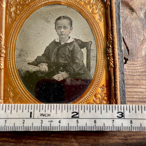 1840's Antique Victorian Daguerreotype of Young Girl - OOAK - Phoenix Menswear
