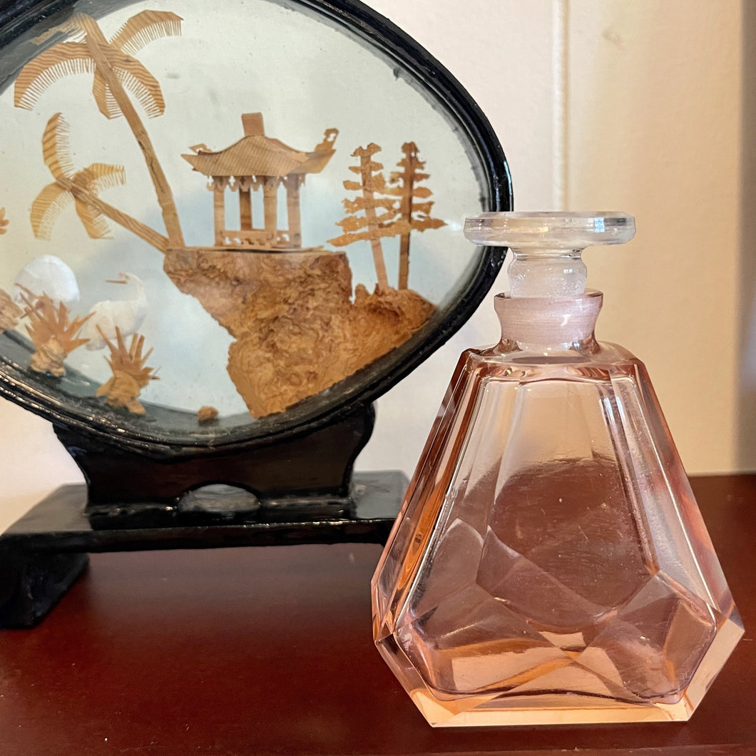 1930's Pink Vintage Perfume Bottle 1 - OOAK - Phoenix Menswear
