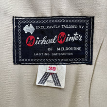 Load image into Gallery viewer, 1970&#39;s Safari Jacket Vintage Beige Retro Short Sleeve Pockets Sz S - OOAK - Phoenix Menswear