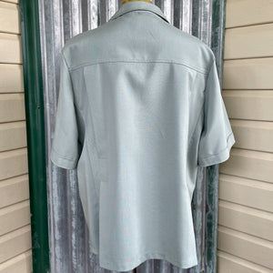 1970's Safari Jacket Vintage Green Short Sleeve Retro Pockets Sz 3XL - OOAK - Phoenix Menswear