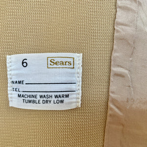 1970's Vintage Children's Safari Suit Beige Sz 6 - OOAK - Phoenix Menswear