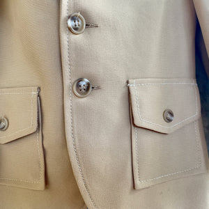 1970's Vintage Children's Safari Suit Beige Sz 6 - OOAK - Phoenix Menswear