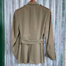 Load image into Gallery viewer, 1970&#39;s Vintage Kid’s Khaki Canadian Military Blazer Brass Buttons Sz Age 12-14 - OOAK - Phoenix Menswear
