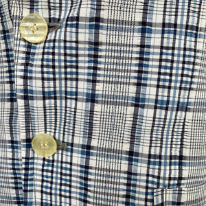 1970's Vintage Men's Blazer Blue Check Made in Australia Sz S - OOAK - Phoenix Menswear