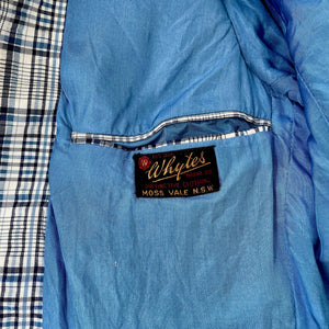 1970's Vintage Men's Blazer Blue Check Made in Australia Sz S - OOAK - Phoenix Menswear