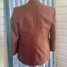 Load image into Gallery viewer, 1970&#39;s Vintage Men&#39;s Brown Blazer Retro Top Stitching Sz S - OOAK - Phoenix Menswear