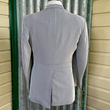 Load image into Gallery viewer, 1970&#39;s Vintage Men&#39;s Pin Stripe Blazer Blue White Made in Australia Sz S - OOAK - Phoenix Menswear