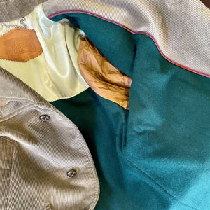 1970's Vintage Men's Woolrich Corduroy Leather Blazer Brown Sz XL - OOAK - Phoenix Menswear