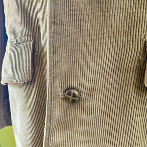 1970's Vintage Men's Woolrich Corduroy Leather Blazer Brown Sz XL - OOAK - Phoenix Menswear