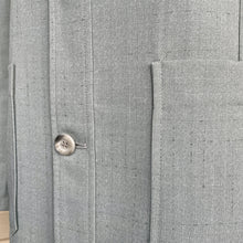 Load image into Gallery viewer, 1970&#39;s Vintage Pale Blue-Grey Safari Suit Retro Pockets Long Sleeve Made in Australia Sz L - OOAK - Phoenix Menswear