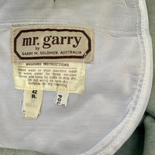 Load image into Gallery viewer, 1970&#39;s Vintage Pale Blue-Grey Safari Suit Retro Pockets Long Sleeve Made in Australia Sz L - OOAK - Phoenix Menswear