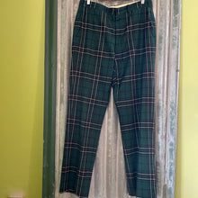 Load image into Gallery viewer, 1980&#39;s Brooks Brothers Green Wool Tartan Pants Sz 36 - OOAK - Phoenix Menswear