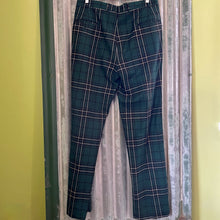 Load image into Gallery viewer, 1980&#39;s Brooks Brothers Green Wool Tartan Pants Sz 36 - OOAK - Phoenix Menswear