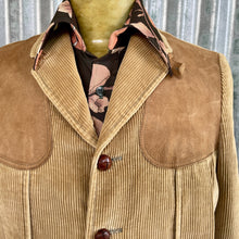 Load image into Gallery viewer, 1980&#39;s Rare Vintage Eddie Bauer Tan Corduroy Leather Jacket Sz M - OOAK - Phoenix Menswear