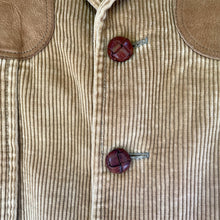 Load image into Gallery viewer, 1980&#39;s Rare Vintage Eddie Bauer Tan Corduroy Leather Jacket Sz M - OOAK - Phoenix Menswear