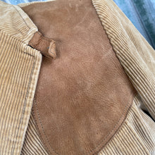 Load image into Gallery viewer, 1980&#39;s Rare Vintage Eddie Bauer Tan Corduroy Leather Jacket Sz M - OOAK - Phoenix Menswear