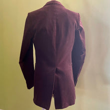 Load image into Gallery viewer, 1980&#39;s Vintage Chocolate Brown Velvet Blazer French Sz XS - OOAK - Phoenix Menswear