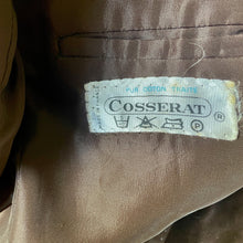 Load image into Gallery viewer, 1980&#39;s Vintage Chocolate Brown Velvet Blazer French Sz XS - OOAK - Phoenix Menswear