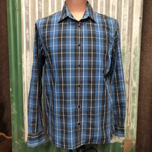 Load image into Gallery viewer, 1980&#39;s Vintage Levi&#39;s Plaid Shirt Blue White L/S Sz M - OOAK - Phoenix Menswear