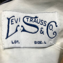Load image into Gallery viewer, 1980&#39;s Vintage Levi&#39;s Western Shirt Blue White Check Cotton S/S Sz L - OOAK - Phoenix Menswear