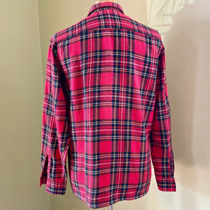 1980's Vintage L/S Tartan Flannel Shirt Sz M - OOAK - Phoenix Menswear