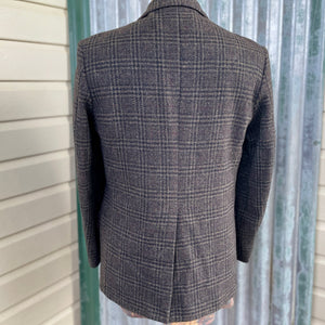 1980's Vintage Men's Brown Wool Tweed Blazer Made in Melbourne Sz S - OOAK - Phoenix Menswear