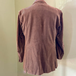 1980's Vintage Men's Corduroy Blazer Olive Made in Spain Sz L - OOAK - Phoenix Menswear