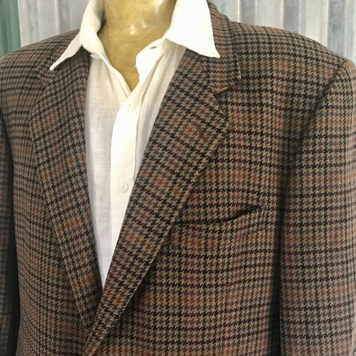 1980's Vintage Men's Wool Tweed Blazer Sz M - OOAK - Phoenix Menswear