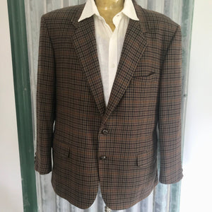 1980's Vintage Men's Wool Tweed Blazer Sz M - OOAK - Phoenix Menswear
