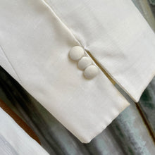 Load image into Gallery viewer, 1980s Vintage White Dress Shirt Formal L/S Sz L - OOAK - Phoenix Menswear