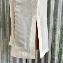 Load image into Gallery viewer, 1980s Vintage White Dress Shirt Formal L/S Sz L - OOAK - Phoenix Menswear