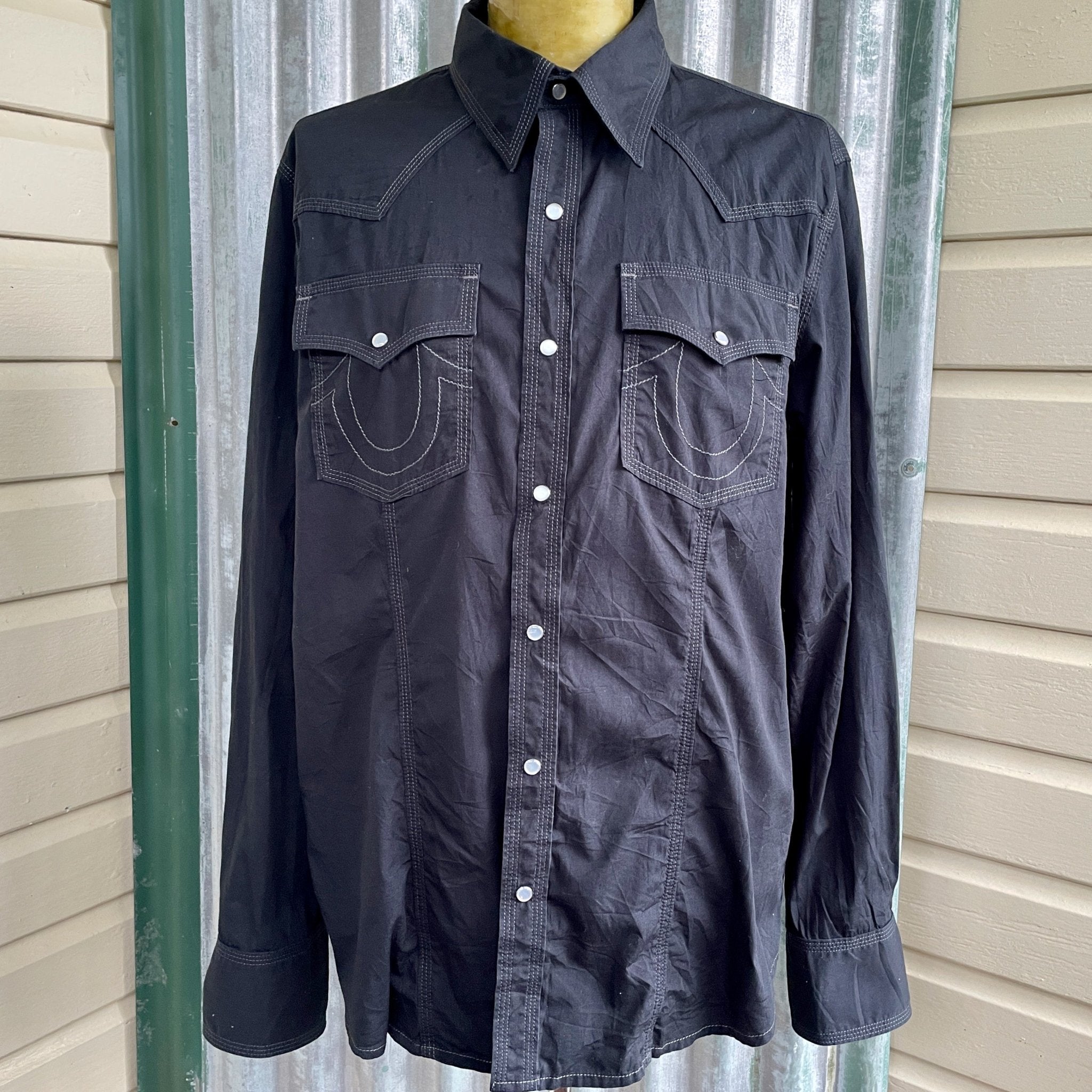 True religion hot sale western shirt